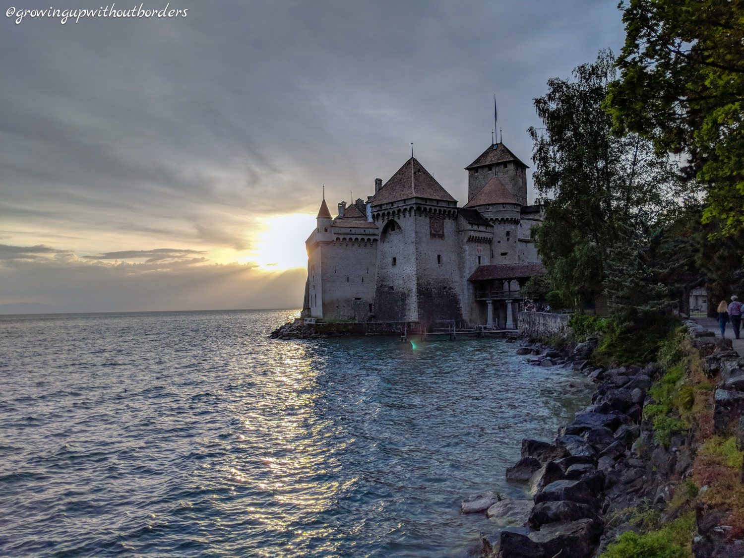 Villeneuve, Chateau de Chillon, Switzerlandx