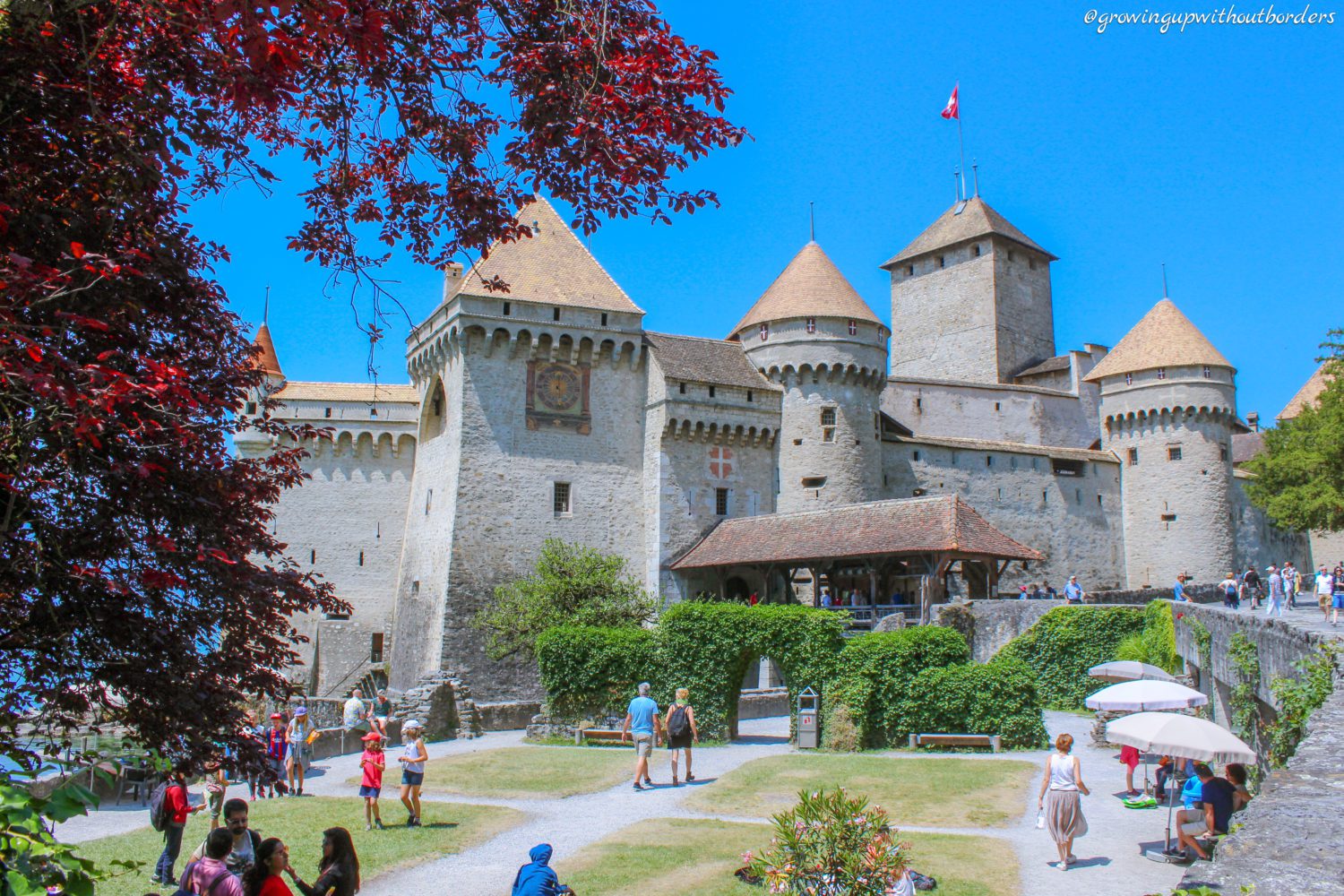 Villeneuve, Chateau de Chillon, Switzerland