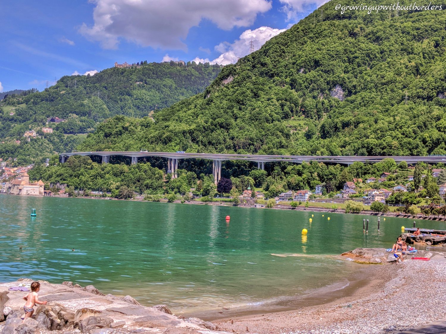 Villeneuve Switzerland, lake Geneva